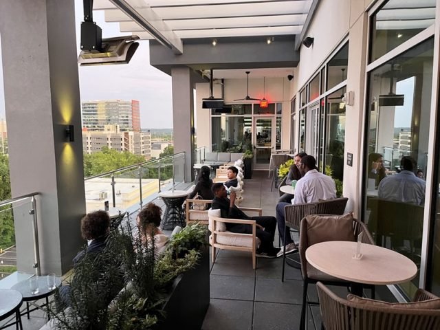 The Willard Rooftop Lounge in Raleigh for Cocktails and the Golden Hour